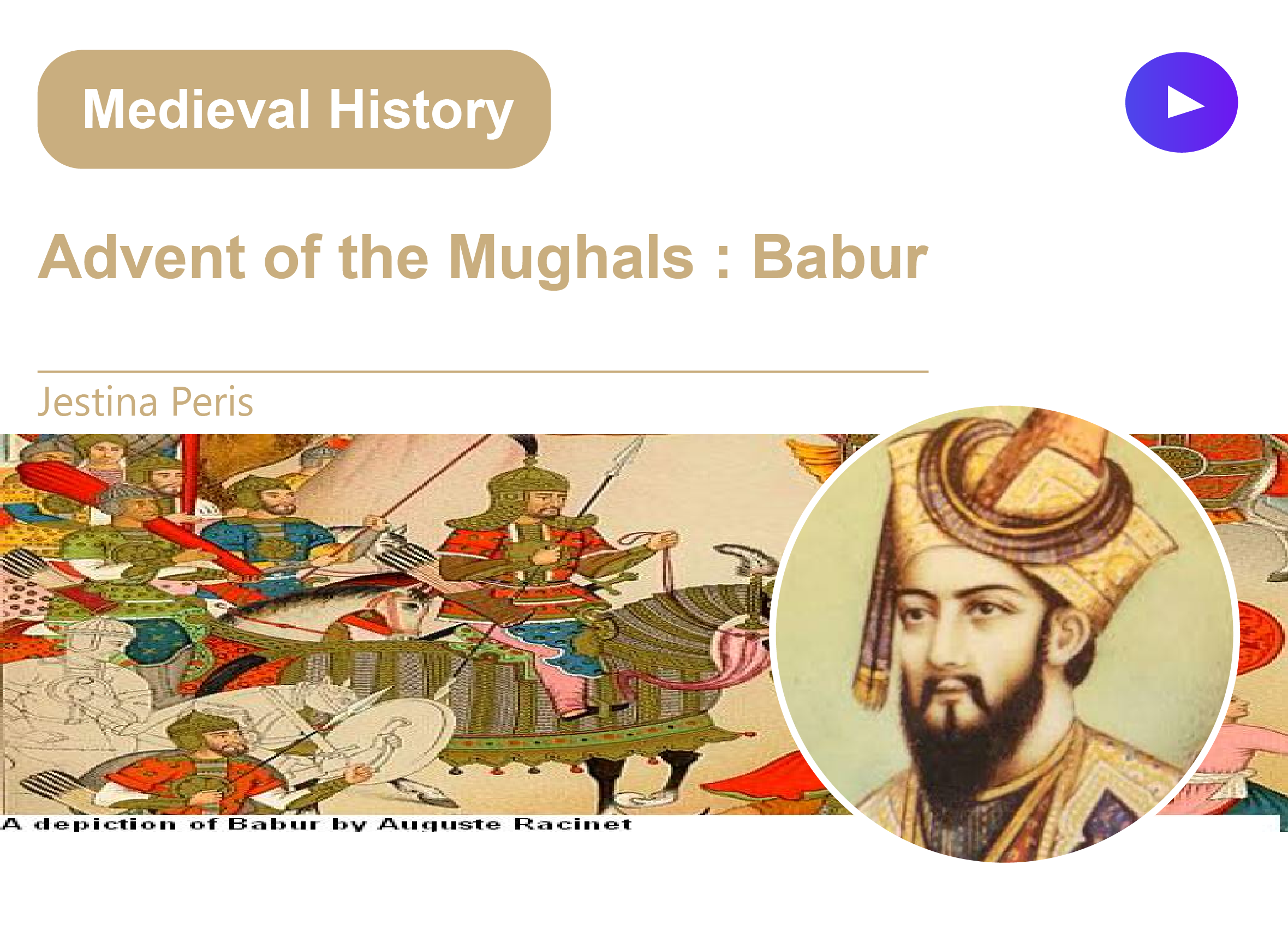 Advent of the Mughals Babur