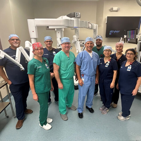 A photo of a diverse medical surgical team