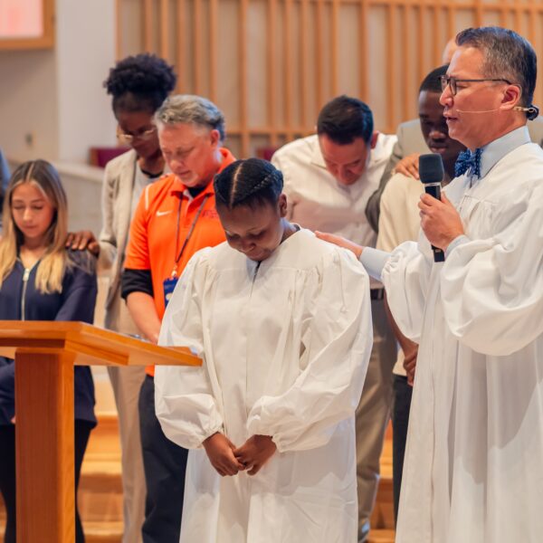 WAU baptism after Pentecost 2025 meeting