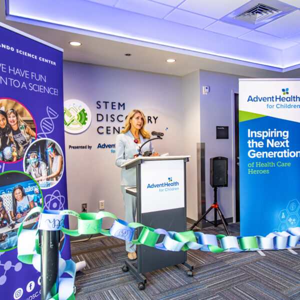 Grand opening of the AdventHealth Sponsorship with the Orlando Science Center.