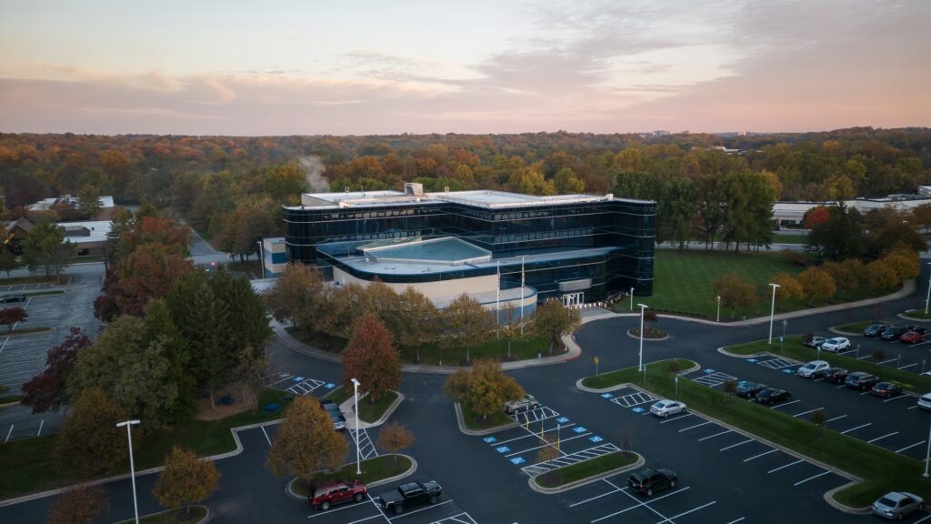 NAD Headquarter building, aerial view
