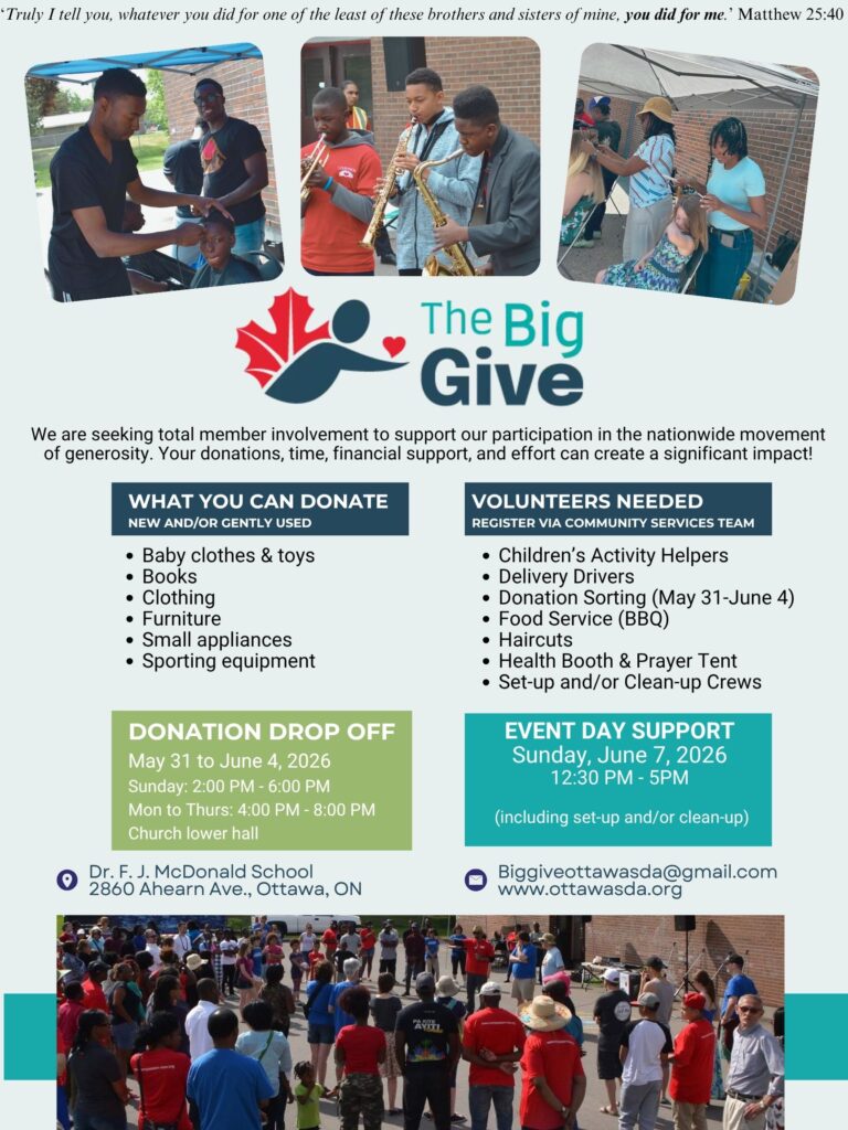 The Big Give Donation Drive
