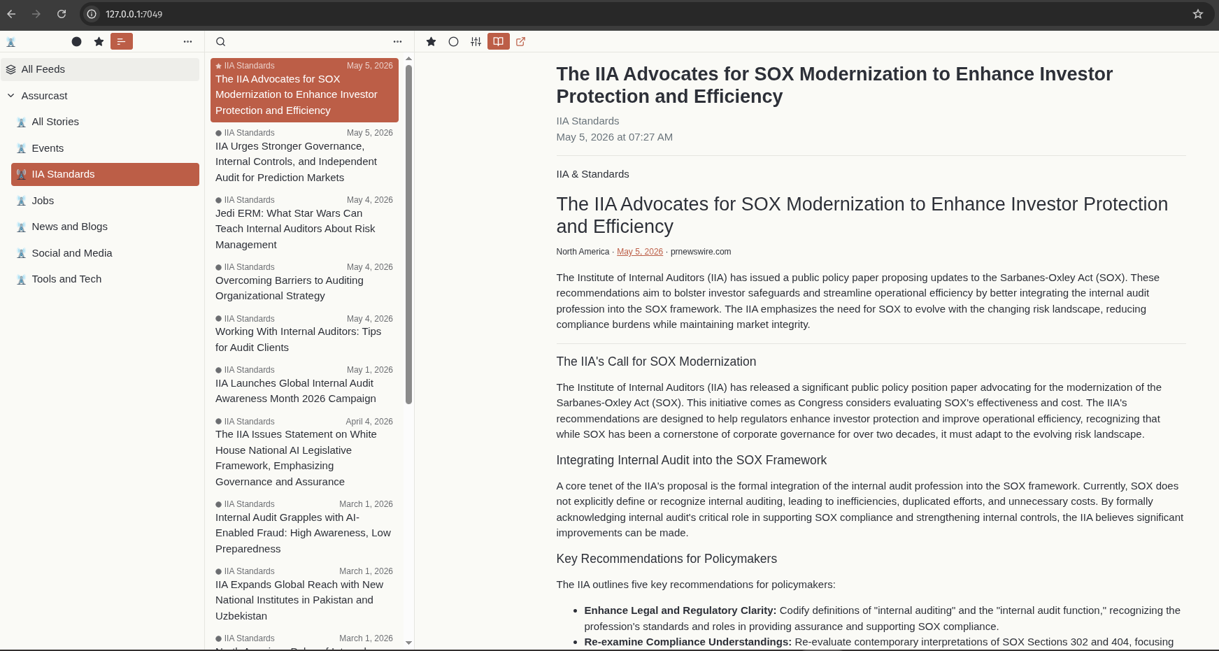 Meet Assurcast Reader