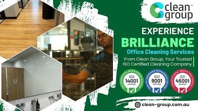 What is the process for booking office cleaning with Clean Group?