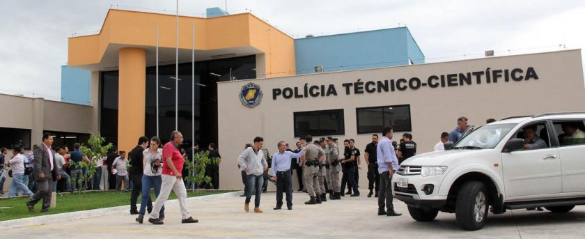 Concurso SPTC GO com 230 vagas define o Iades como banca. - Fachada local Polícia Técnico Cientifica