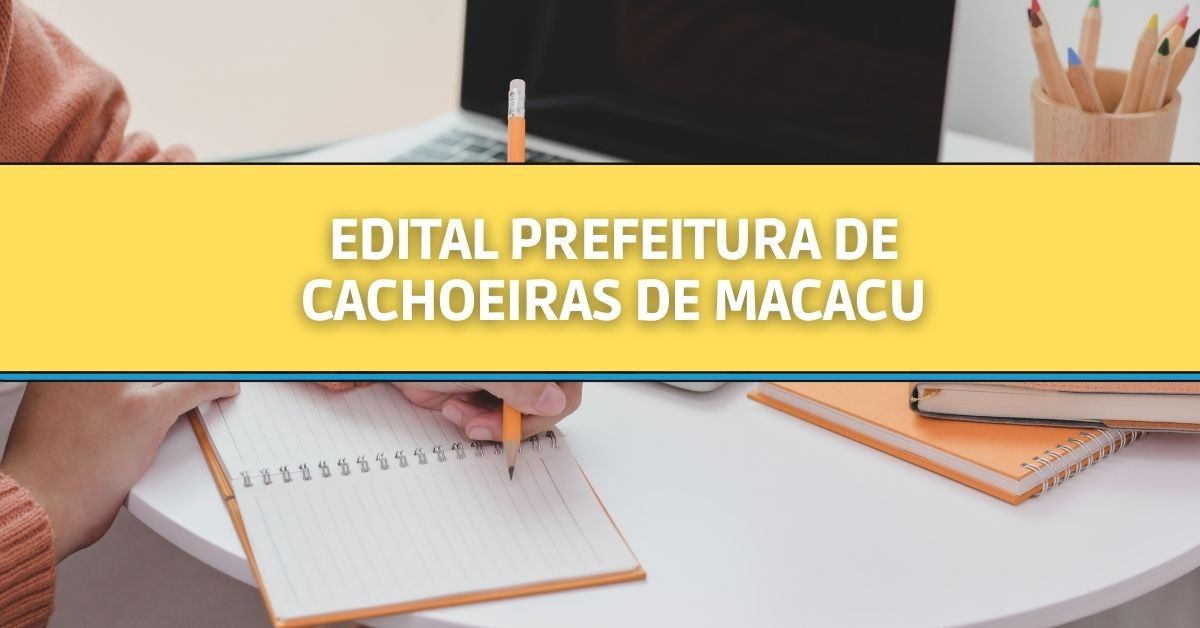 Sai edital do Concurso Cachoeiras de Macacu RJ com 53 vagas - Pessoa estudando para concurso