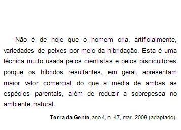 Prova Moléculas, células e tecidos para o Enem + IMAGEM 8