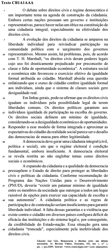 Simulado TCE-PE + TEXTO 2