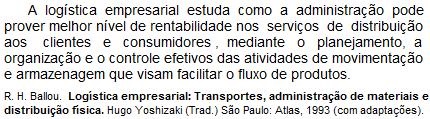 Questão 2-4 - Prova EBC - Administração de Recursos de Materiais e Patrimoniais 1 - Simulado Brasil Concurso