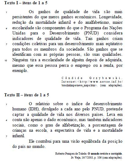 Questão 1-5 - Prova BANESE - Português 1 - Questões e Simulados - Simulado Brasil Concurso