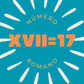 Número romano XVII