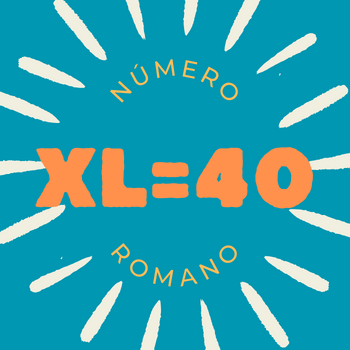 Número romano XL