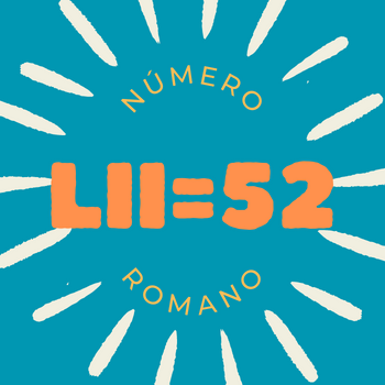 Número romano LII