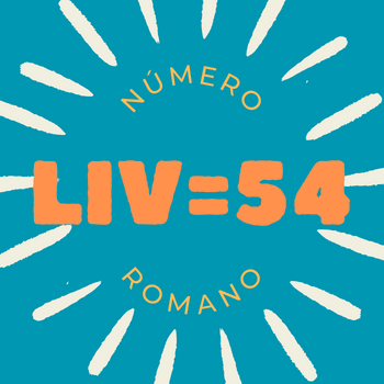 Número romano LIV