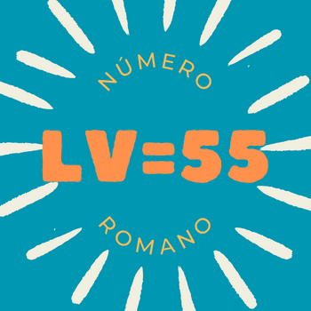 Número romano LV