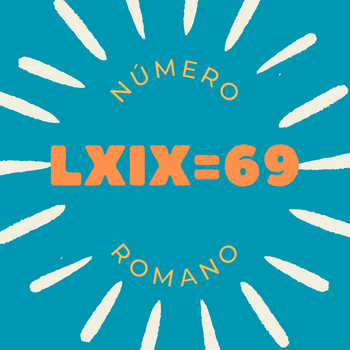 Número romano LXIX