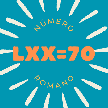 Número romano LXX