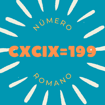 Número romano CXCIX