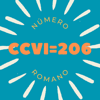 Número romano CCVI