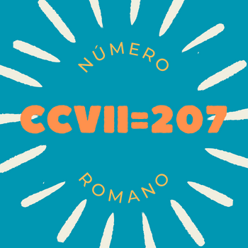 Número romano CCVII