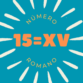 15 em número romano