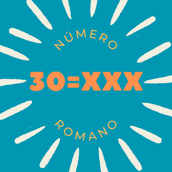 30 em número romano