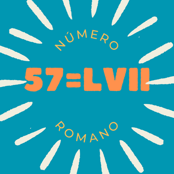 57 em número romano