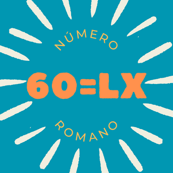 60 em número romano