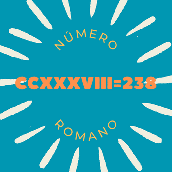 Número romano CCXXXVIII