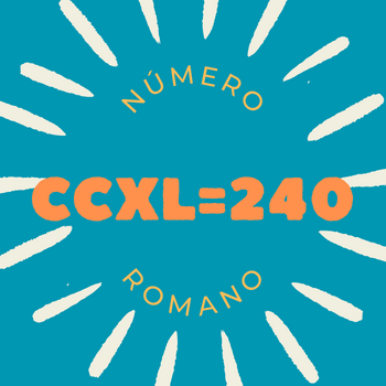 Número romano CCXL