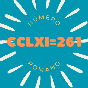 Número romano CCLXI