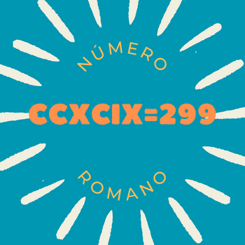 Número romano CCXCIX