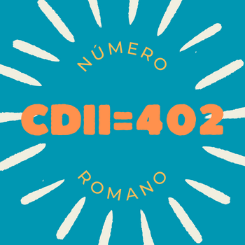 Número romano CDII