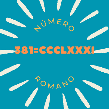 381 em número romano