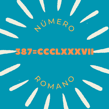 387 em número romano