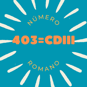 403 em número romano