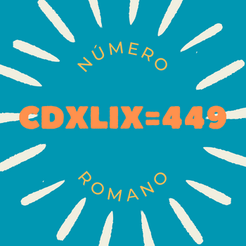 Número romano CDXLIX