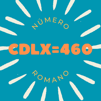 Número romano CDLX