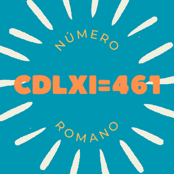 Número romano CDLXI