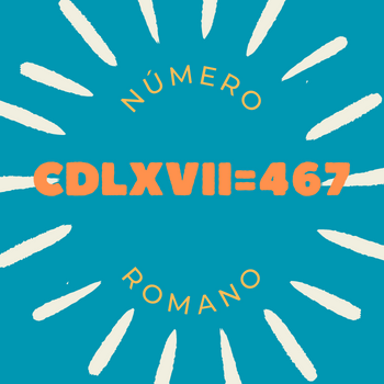 Número romano CDLXVII