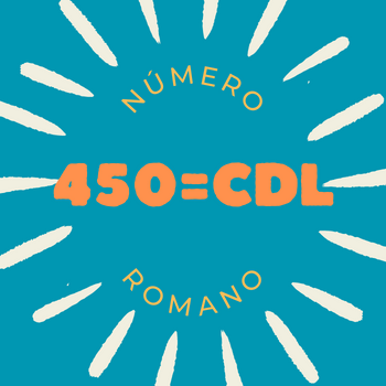 450 em número romano