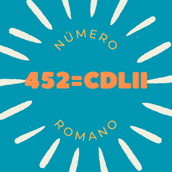 452 em número romano