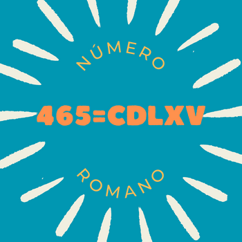 465 em número romano