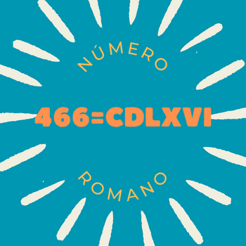 466 em número romano