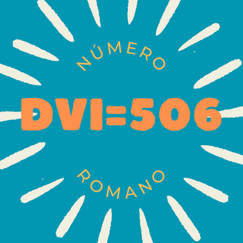 Número romano DVI