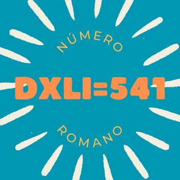 Número romano DXLI