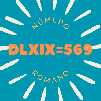 Número romano DLXIX