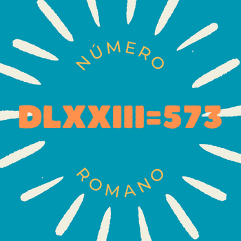 Número romano DLXXIV