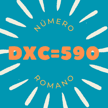 Número romano DXC