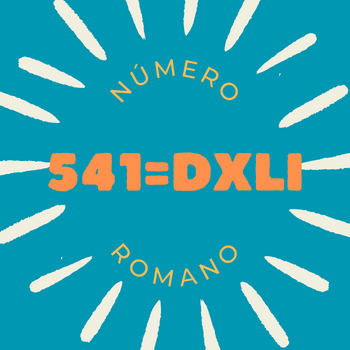 541 em número romano